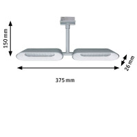 URail LED Schienenspot Dipper Einzelspot 2x650lm 2x8W 2700K 