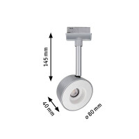 URail LED Schienenspot Pellet Einzelspot 350lm 6,7W 2700K di
