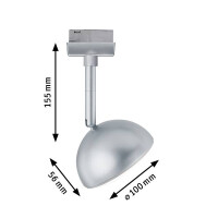 URail LED Schienenspot Hemi Einzelspot 425lm 4,9W 3000K 230V
