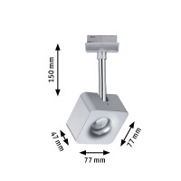 URail LED Schienenspot Cube Einzelspot 540lm 8W 2700K dimmba