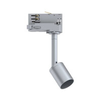 ProRail3 Schienenspot Purell GU10 max. 10W dimmbar 230V Silb