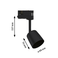 ProRail3 Schienenspot Cover GU10 max. 10W dimmbar 230V Schwa