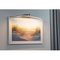LED Bilderleuchte Bento 3000K 520lm 230V 10W Alu gebürs