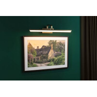 LED Bilderleuchte Renan 3000K 880lm 230V 11W Altmessing 3