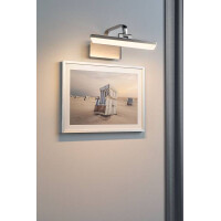 LED Bilderleuchte Renan 3000K 450lm 230V 6W Alu gebürst
