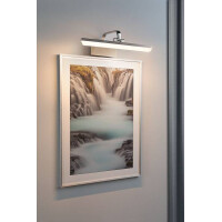 LED Bilderleuchte Renan 3000K 600lm 230V 9,5W Alu gebür