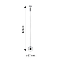 URail LED Pendel Capsule II 440lm 6,3W 4000K dimmbar 230V Ch