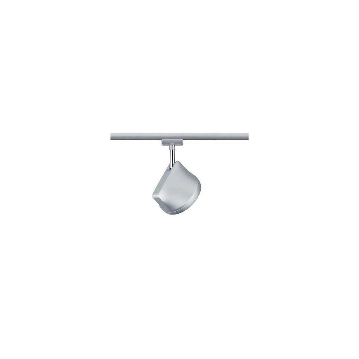 URail LED Schienenspot Arena Einzelspot 950lm 15,3W 4000K dimmbar 230V Chrom matt Chrom
