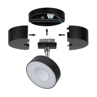 URail Schienenspot Base Einzelspot max. 50W 230V Schwarz 4