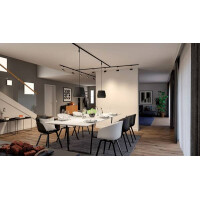 URail Verbinder L-Stück 62x62mm max. 1.000W Schwarz mat