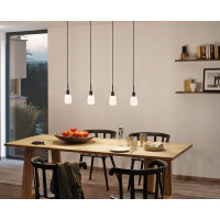 URail Pendel DecoSystems E14 max. 20W dimmbar 230V Schwarz m