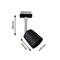 URail Schienenspot Cover Einzelspot GU10 max. 10W dimmbar 23
