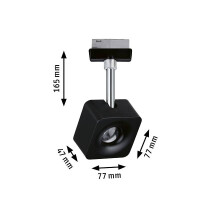 URail LED Schienenspot Cube Einzelspot 589,1lm 8W 4000K dimm