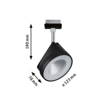 URail LED Schienenspot Arena Einzelspot 860lm 14W 4000K dimm