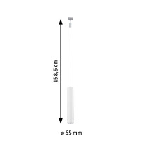 URail Pendel Catalejo GU10 max. 10W dimmbar 230V Chrom matt 