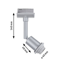URail Schienenspot DecoSystems Einzelspot E14 max. 20W dimmb