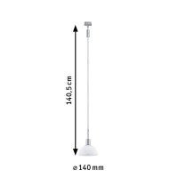 URail Pendel Sarrasani E14 max. 20W dimmbar 230V Chrom matt 