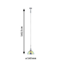 URail Pendel Sarrasani E14 max. 20W dimmbar 230V Chrom matt 