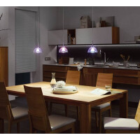 URail Pendel Sarrasani E14 max. 20W dimmbar 230V Schwarz mat