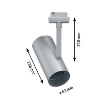URail Schienenspot Apol Einzelspot E27 max. 50W dimmbar 230V