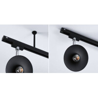 URail Zubehör Schienenabhängung 23mm Schwarz matt 