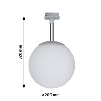 URail Schienenspot Globe Einzelspot E14 max. 10W dimmbar 230