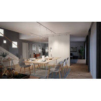 URail Verbinder X-Stück 104x104mm max. 1.000W Chrom mat