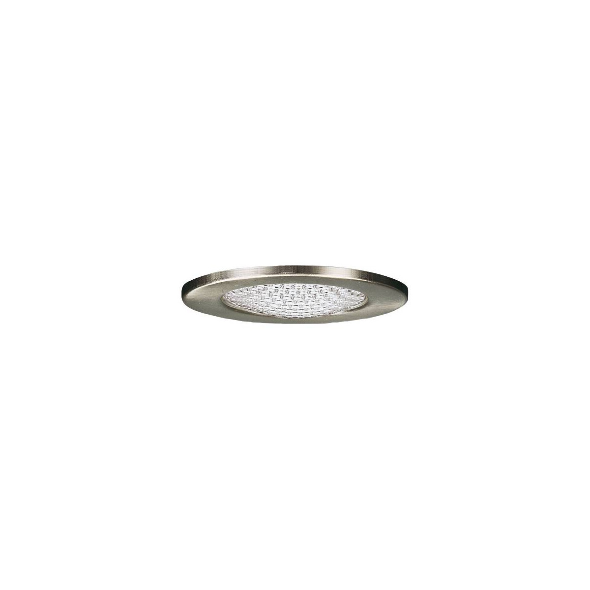 Möbeleinbauleuchten Micro Line Structure rund 66mm max. 20W 12V dimmbar Eisen gebürstet
