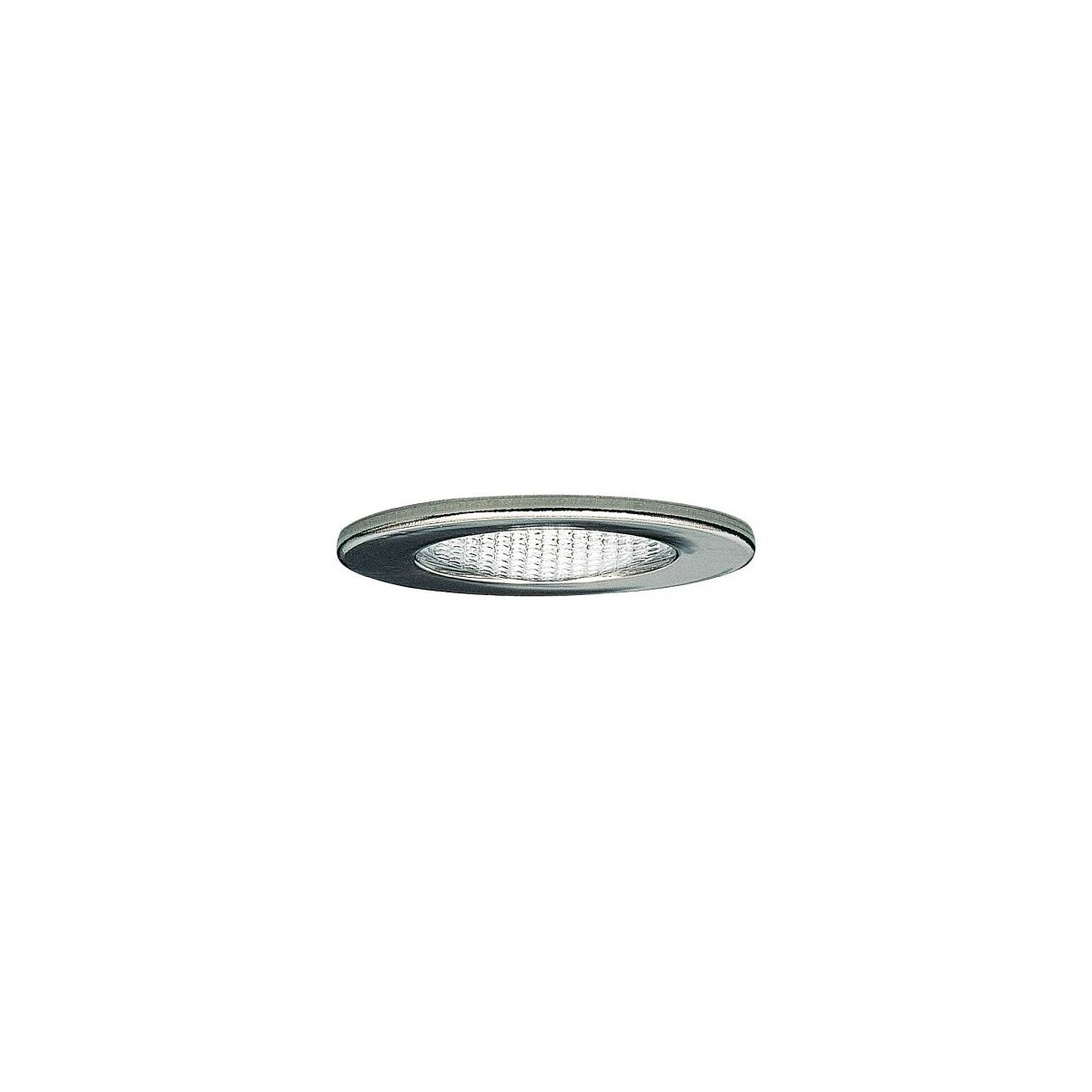 Möbeleinbauleuchten Micro Line Structure rund 66mm max. 20W 12V dimmbar Chrom