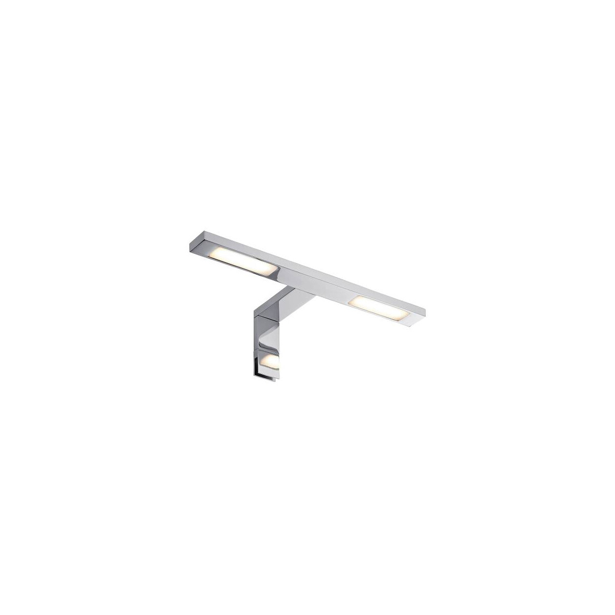 Galeria LED Spiegelleuchte Hook IP44 2700K 2x280lm 230V 2x3,2W Chrom