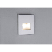 LED Wandeinbauleuchte Edge Quadro eckig 80x5mm 1,2W 50lm 230