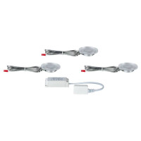 LED Möbeleinbauleuchten Whirl rund 65mm 3x2,4W 3x55lm 2