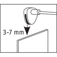 Spiegelleuchte Simplo GU10 2700K 345lm 230V 5,3W Eisen geb&u