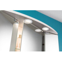 LED Möbeleinbauleuchten Spiegelschrank rund 65mm 2x2,5W