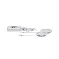 LED Möbeleinbauleuchten Spiegelschrank rund 65mm 2x2,5W