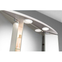 LED Möbeleinbauleuchten Spiegelschrank rund 65mm 2x2,5W