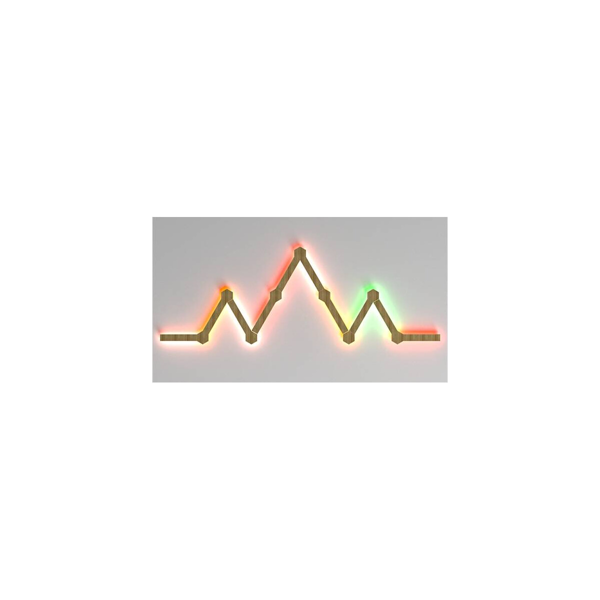 LED Spacelights Line Bar RGBW 9er Set