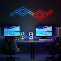 LED Spacelights Line Bar RGBW 9er Set 6