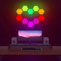 LED Smart Hexagon Panel 10r Set gallery