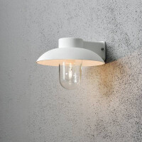 Wandleuchte Mani, matt weiss, klares Glas 2
