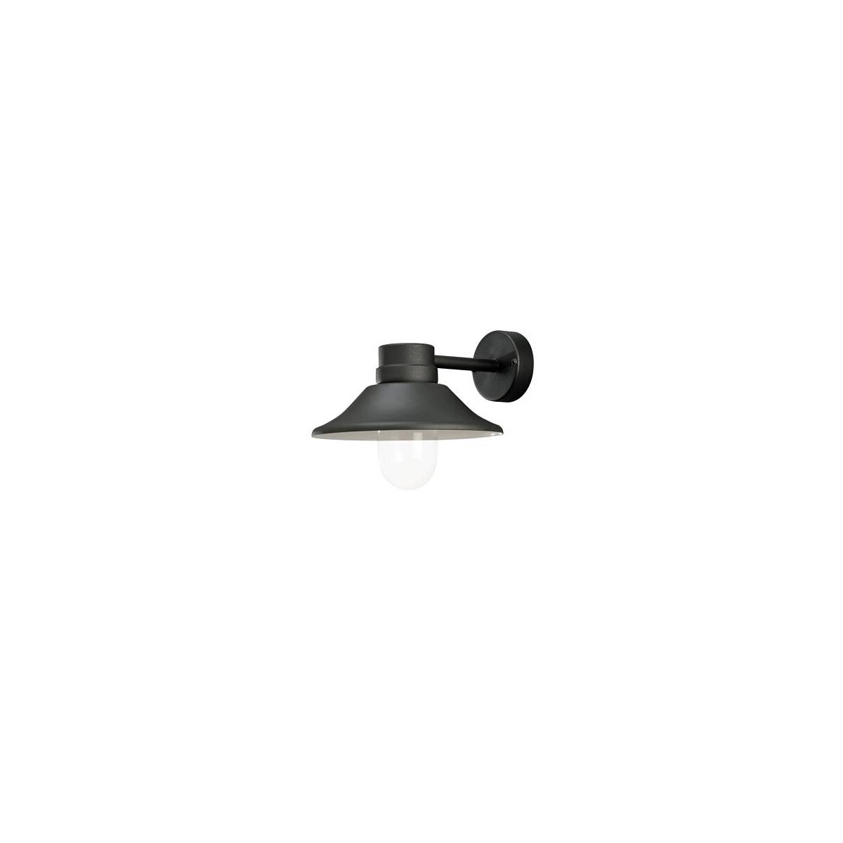 Vega Wandleuchte lackiertes Aluminium schwarz LED 8W