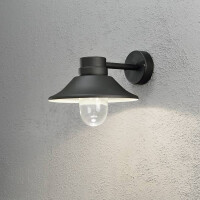 Vega Wandleuchte lackiertes Aluminium schwarz LED 8W 2