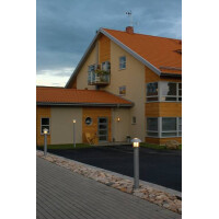 Wandleuchte Heimdal, silbergrau, opales Glas 3