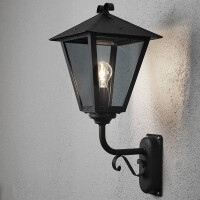 Wandleuchte Benu aufwarts schwarz lackiert 2