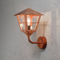 Fenix Wandleuchte aufwarts, kupfer, E27 2