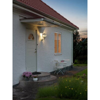 Benu Wandleuchte aufwarts, galvanisiert, LED 3