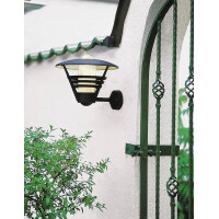 Wandleuchte Gemini, matt schwarz, opales Glas 3