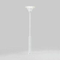 Stehleuchte Gemini matt weiss, opales Glas 2