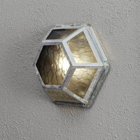 Wand-u. Deckenleuchte Castor, galv., gelbliches Acrylglas 2