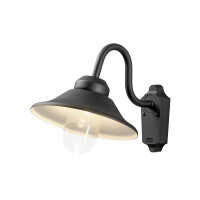 Vega Wandleuchte lackiertes Aluminium schwarz LED